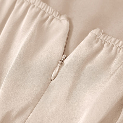 V-neck Sleeveless Ruffle Short Dress