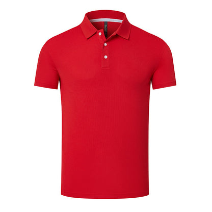 Summer Solid Polo Men's Short Sleeve