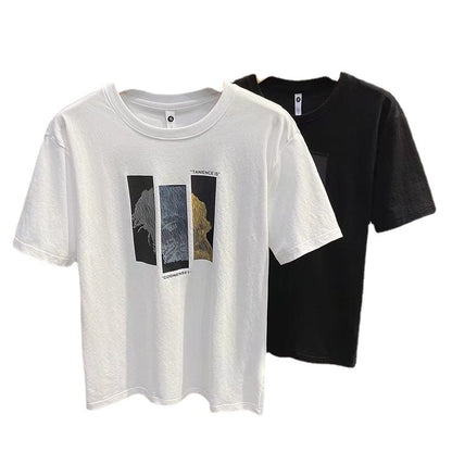 Men's Fashion Versatile Round Neck Casual T-shirt