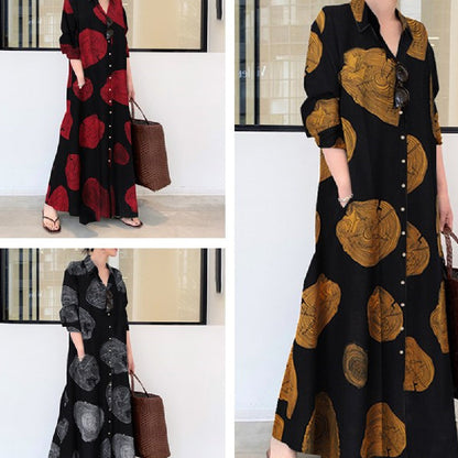 Loose Casual Long Shirt Dress