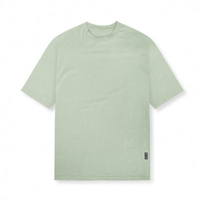 Short-sleeved Men's Solid Color Quick-drying Split T-shirt