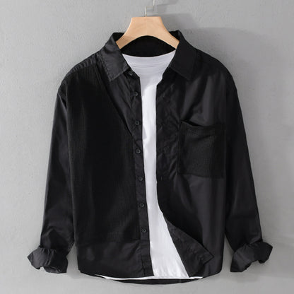 Youth Cotton Shirt Loose And Comfortable Men's Top