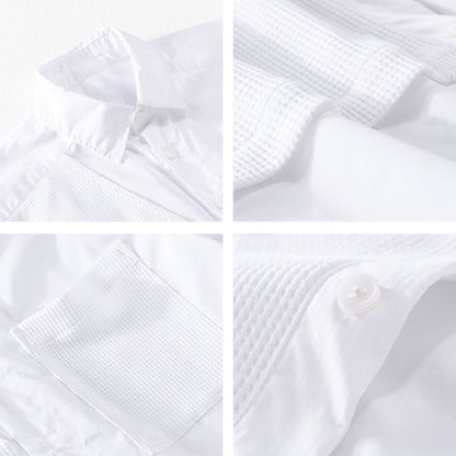 Youth Cotton Shirt Loose And Comfortable Men's Top