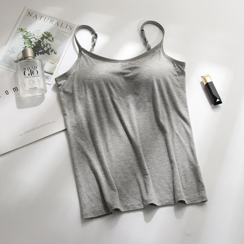 Cami hemd met ingebouwde BH | 1+2 GRATIS