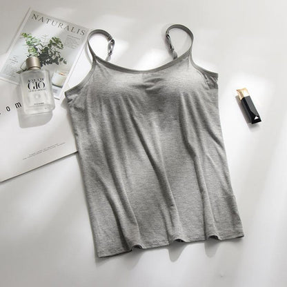 Cami hemd met ingebouwde BH | 1+2 GRATIS