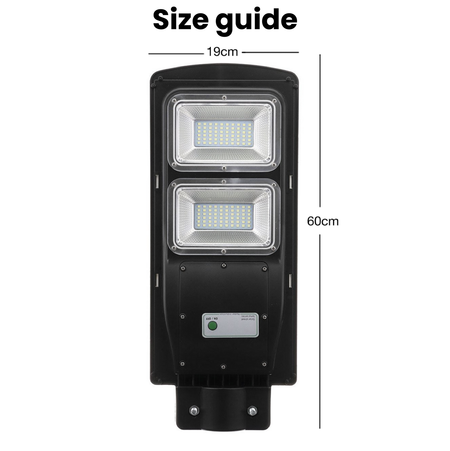 60W Solar Straat Licht met hoge helderheid 6000 Lumen