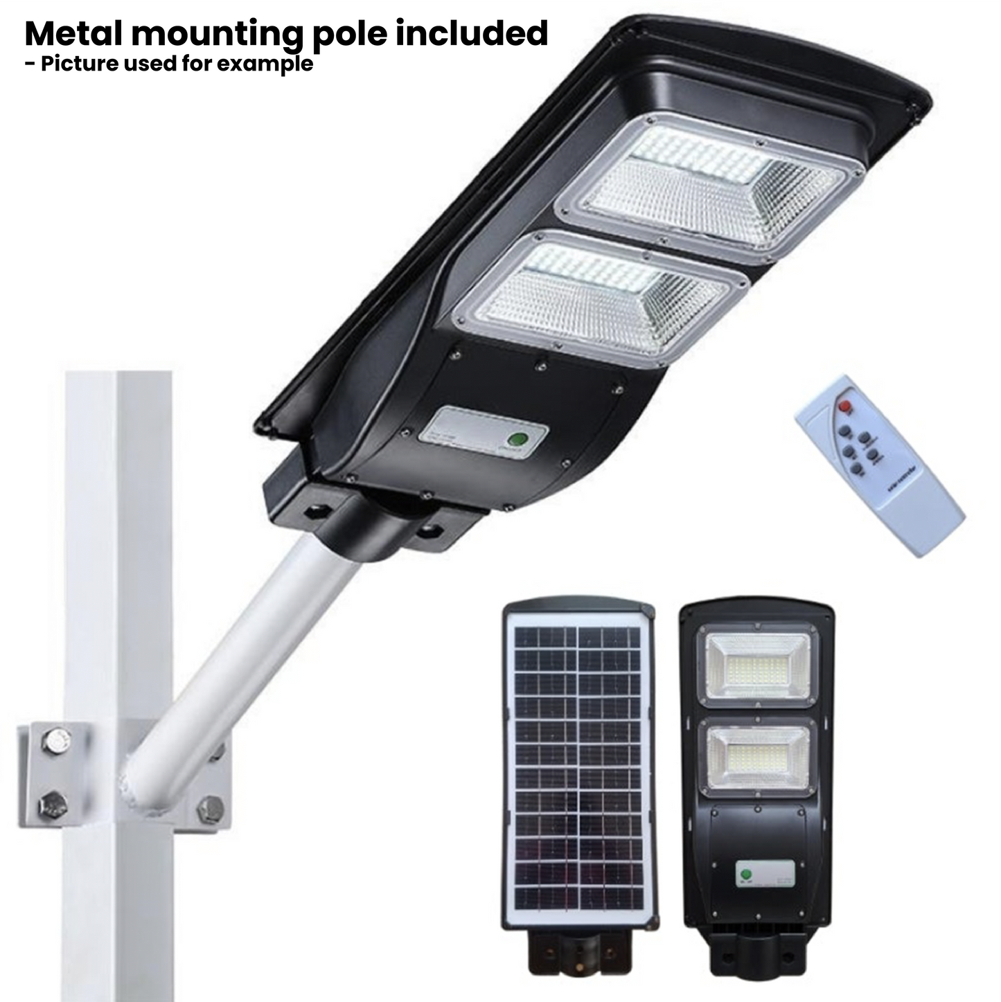 60W Solar Straat Licht met hoge helderheid 6000 Lumen