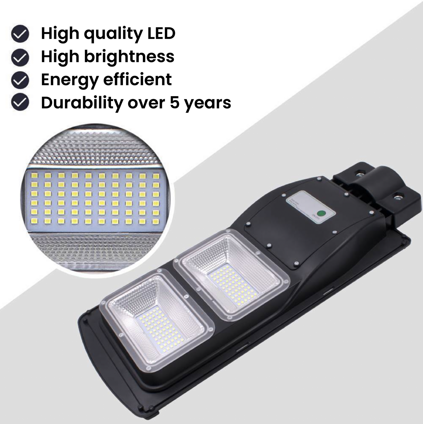 60W Solar Straat Licht met hoge helderheid 6000 Lumen