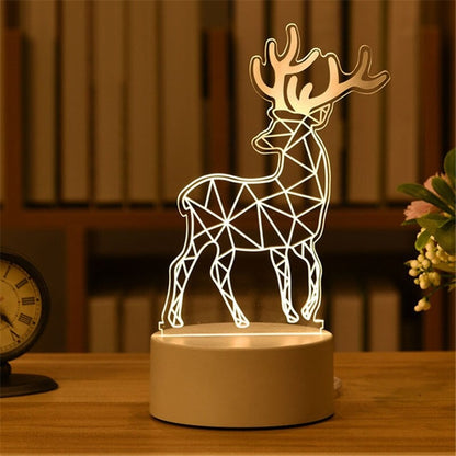 3D Kerst Illusie Lamp