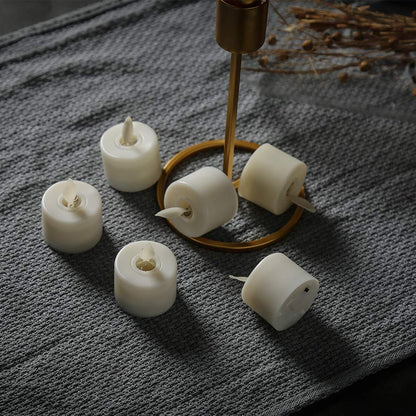 Remote Battery Operated Electric Candles Flickering Moving Wick Christmas LED Tea Light Candles