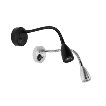 Luz de tubo LED Luz de punto pequeño Luz de pared Luz de pared Luz de lectura LED RV 12v 1w con interruptor Luz de lectura de yate