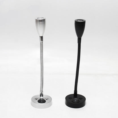 Luz de tubo LED Luz de punto pequeño Luz de pared Luz de pared Luz de lectura LED RV 12v 1w con interruptor Luz de lectura de yate