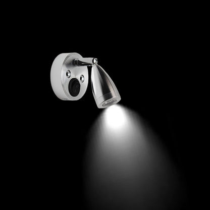 Luz de tubo LED Luz de punto pequeño Luz de pared Luz de pared Luz de lectura LED RV 12v 1w con interruptor Luz de lectura de yate
