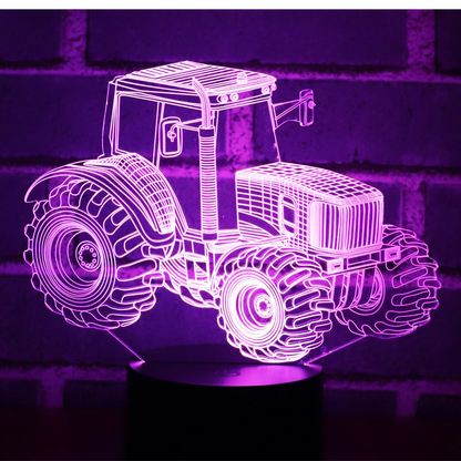 3D Tractor Illusie Lamp | incl. 7 Kleuren Modus!
