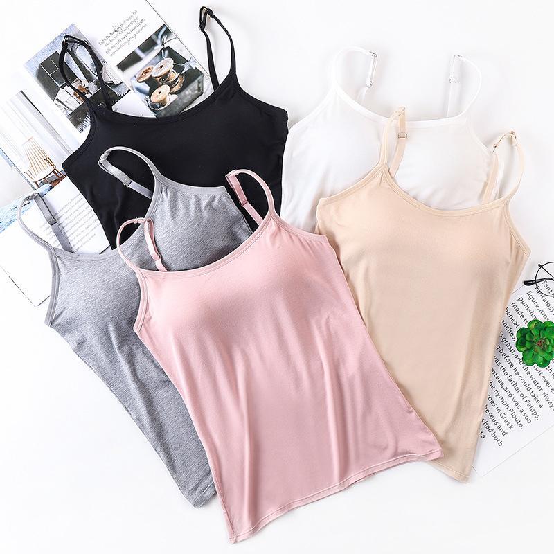 Cami hemd met ingebouwde BH | 1+2 GRATIS