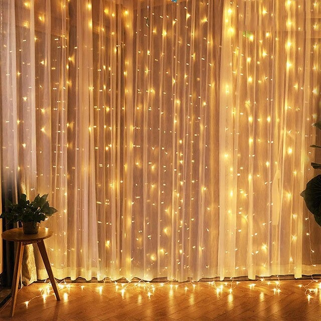LED Gordijn Versiering - Inclusief Afstandsbediening!