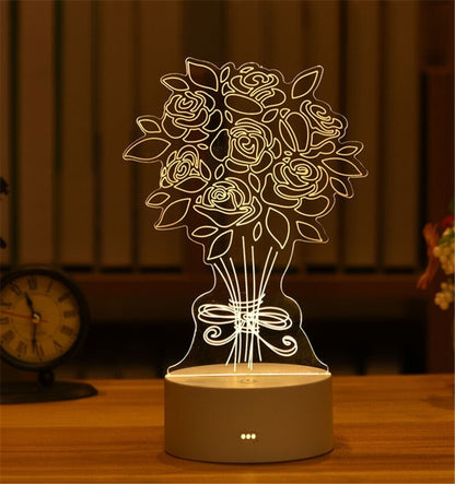 3D Kerst Illusie Lamp
