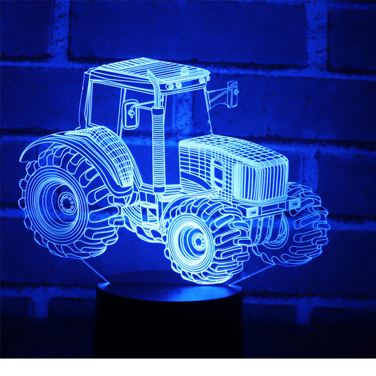 3D Tractor Illusie Lamp | incl. 7 Kleuren Modus!