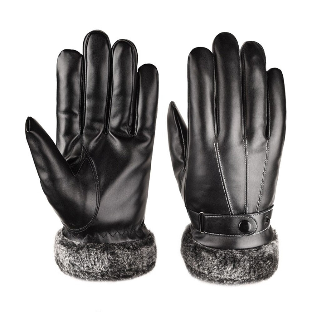 Rosela Casual™ | Leren Wind- en Waterdichte Handschoenen