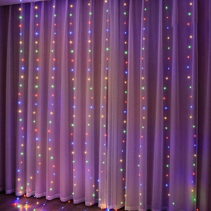 LED Gordijn Versiering - Inclusief Afstandsbediening!