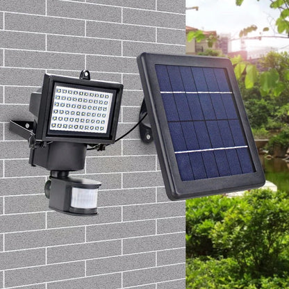 60 LED Solar Motion Detector Light 3000 Lumens
