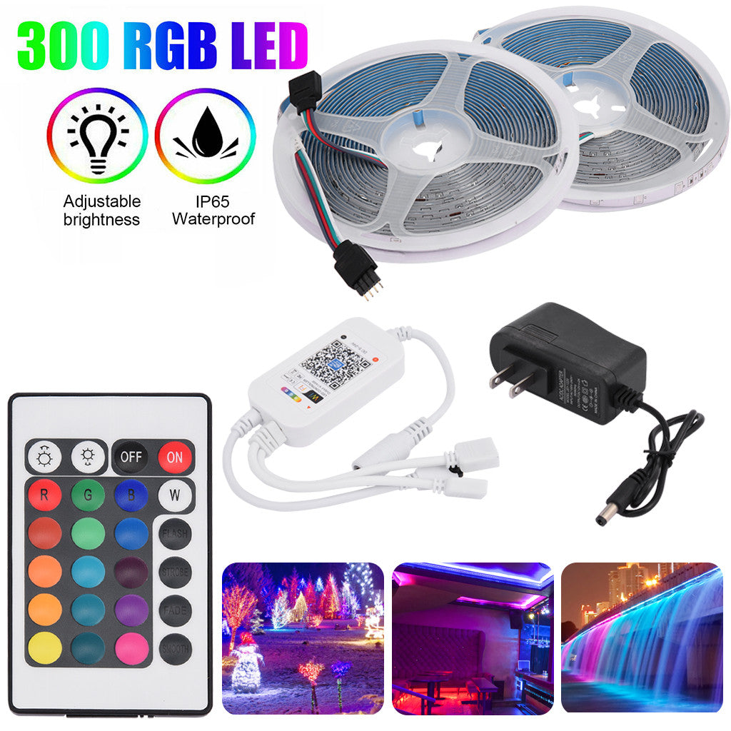 15M 2835RGB LED STRIP LIGHTS Smart Home WIFI Strip Light App Control Waterproof
