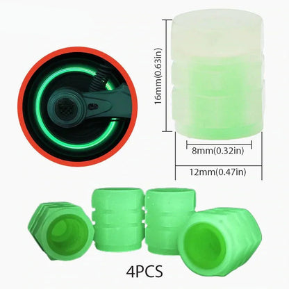 Universele fluorescerende ventieldopjes