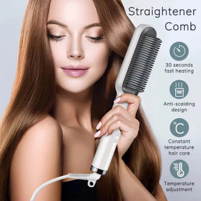 Hair Brush Straightener™ | Style your hair easily at home
