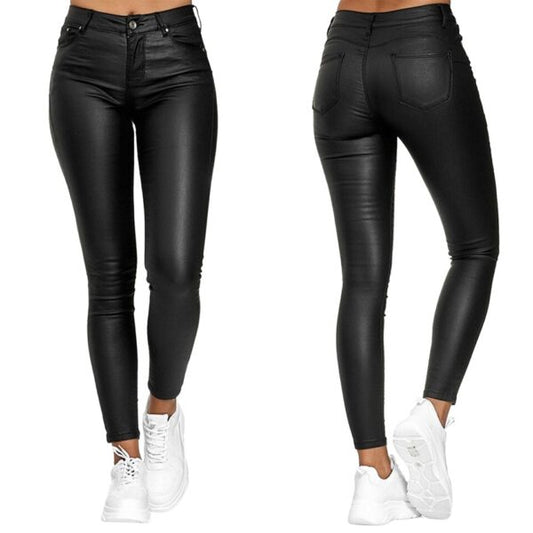 Rosela Fits™ Skinny Leather Jeans