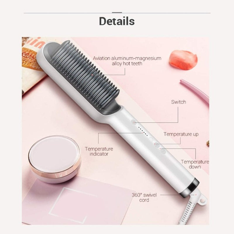 Hair Brush Straightener™ | Style your hair easily at home
