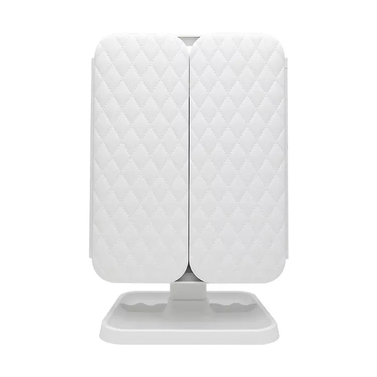 Vanity Mirror™ | Trifold Make-up Mirror with tri-color LED lighting