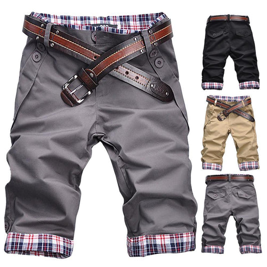 Korte Broek met Patchwork Motief