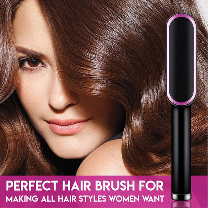 Hair Brush Straightener™ | Style your hair easily at home