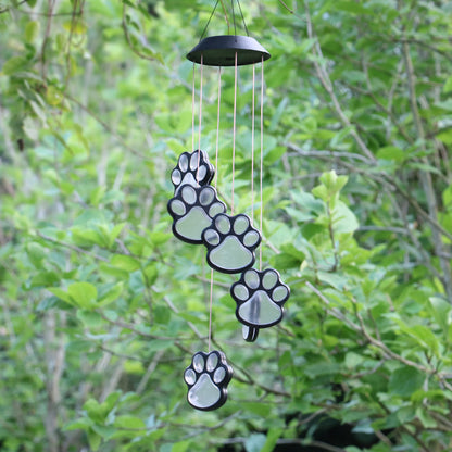 Paw Print Chimes™ | Schattige Zonnewind Chimes voor hondenliefhebbers