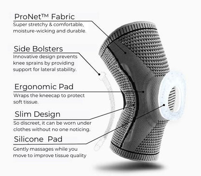 Steun & Stabilisatie Knie Brace - Herstel terwijl u rust!