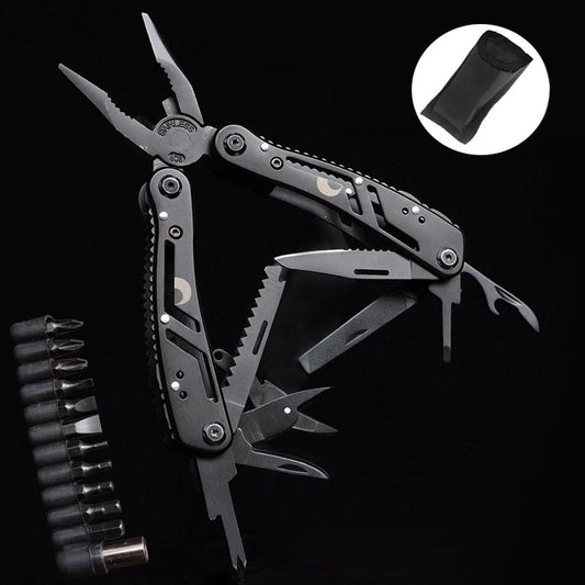 Multifunction Stainless Steel Pocket Knife Pliers Folding Pliers Multi-tool Mini Portable Fold Outdoor Multipurpose Repair Tools