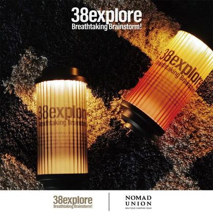 Mini Vintage Metal Hanging Lanterns 3000mAh Battery Warm Light Led Camp Lantern Rechargeable Lightweight Tent Light For Outdoor