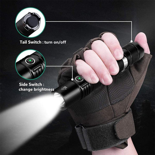 Sofirn SP31 V2.0 Powerful Tactical LED Flashlight 18650  XPL HI 1200lm Torch Light Lamp with Dual Switch Power Indicator ATR