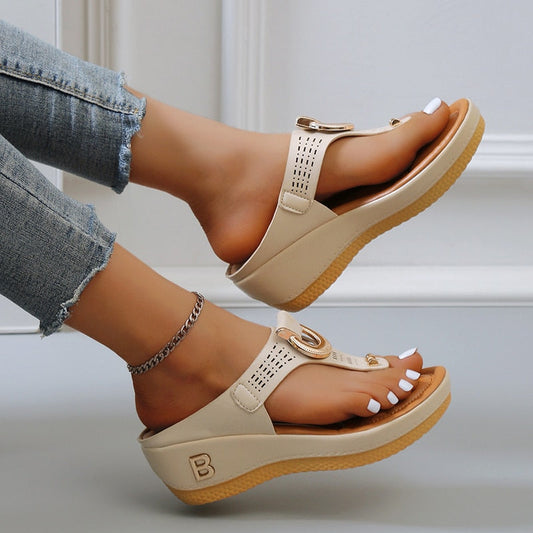 Elina - Comfortabele Ondersteunende Teenslippersandalen