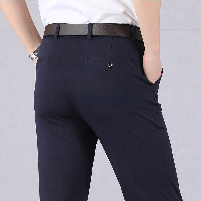 Anti-kreuk Super Stretch Herenbroek | 1+1 GRATIS