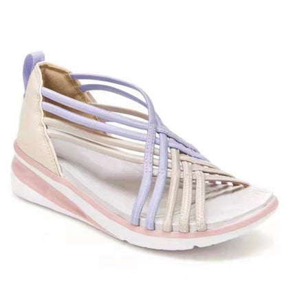 Gevlochten Vissengraad Sandalen