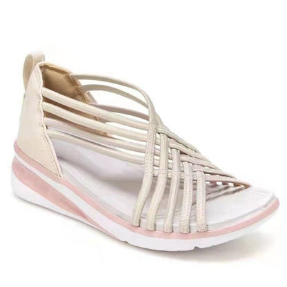 Gevlochten Vissengraad Sandalen