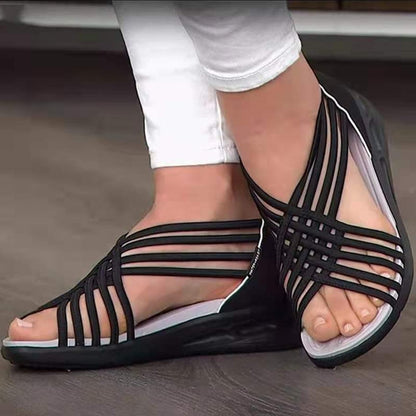 Gevlochten Vissengraad Sandalen