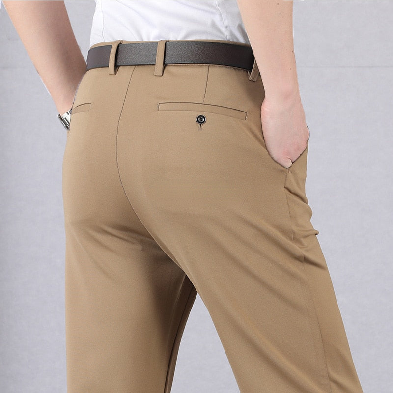 Anti-kreuk Super Stretch Herenbroek | 1+1 GRATIS