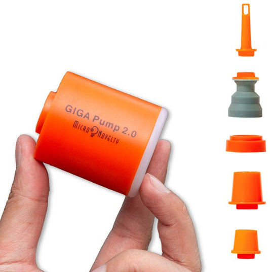 GIGA Pump 2 3-in-1 Portable Mini Electric Inflator USB Charging Outdoor Air Pump Air Mattress Boat Vacuum Pump Camping Latern