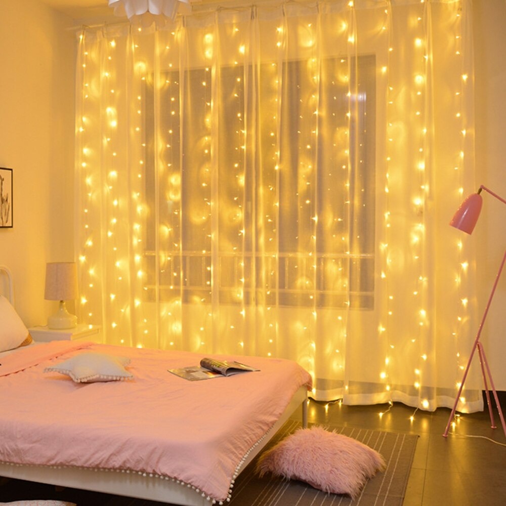 LED Gordijn Versiering - Inclusief Afstandsbediening!
