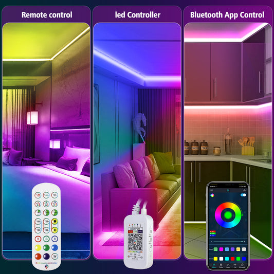 New European And American LED Symphony Bluetooth Music Light Strip