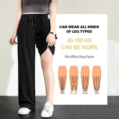 Silk Wide Leg Pants | 1+1 GRATIS