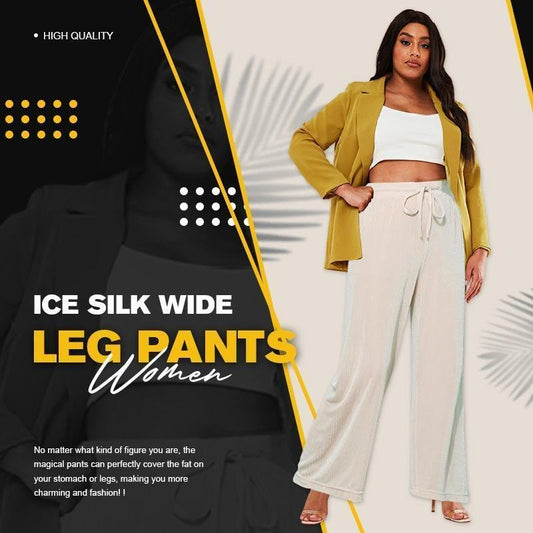 Silk Wide Leg Pants | 1+1 GRATIS