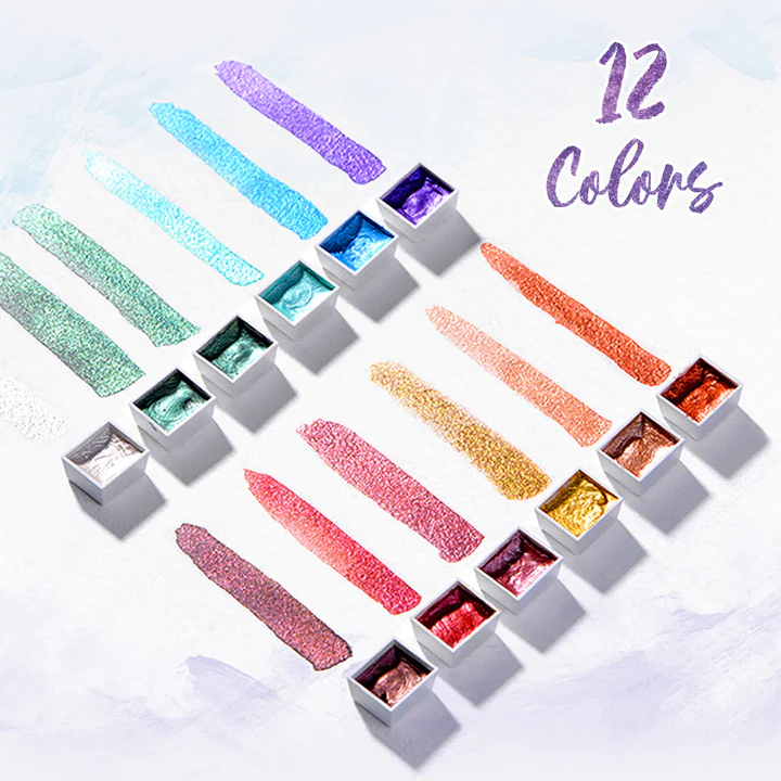Galaxy Metallic Schilder Set